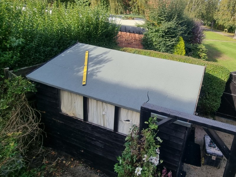 Shed re-roof